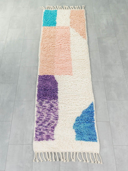 Abstract Runner, Berber Teppich, 85 x 289 - Mid Century Friends - Vintage - Retro - Mid Century