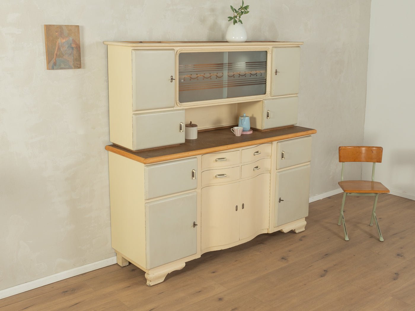 Art Déco Küchenschrank, Beka - Mid Century Friends - Vintage - Retro - Mid Century