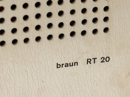 BRAUN "RT 20", Tischradio, Dieter Rams - Mid Century Friends - Vintage - Retro - Mid Century