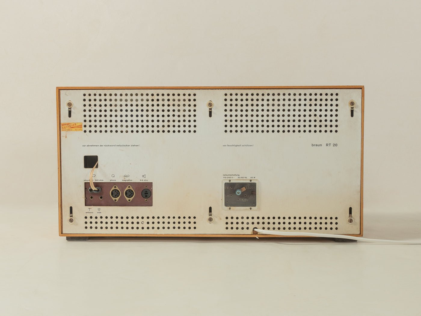BRAUN RT 20 table radio, Dieter Rams – MCF Select