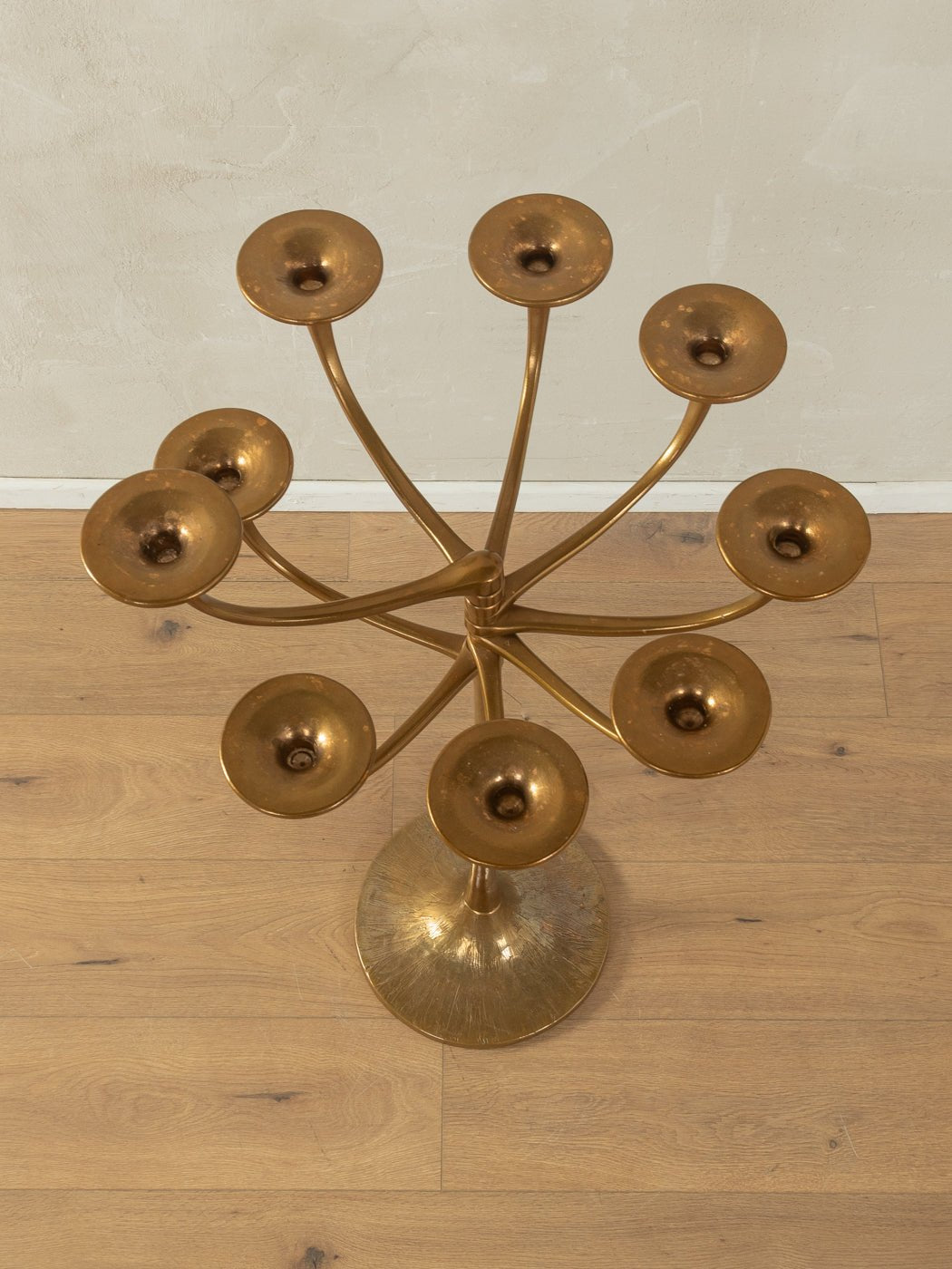 Brutalistischer Kerzenleuchter, Michael Harjes - Mid Century Friends - Vintage - Retro - Mid Century
