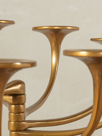 Brutalistischer Kerzenleuchter, Michael Harjes - Mid Century Friends - Vintage - Retro - Mid Century