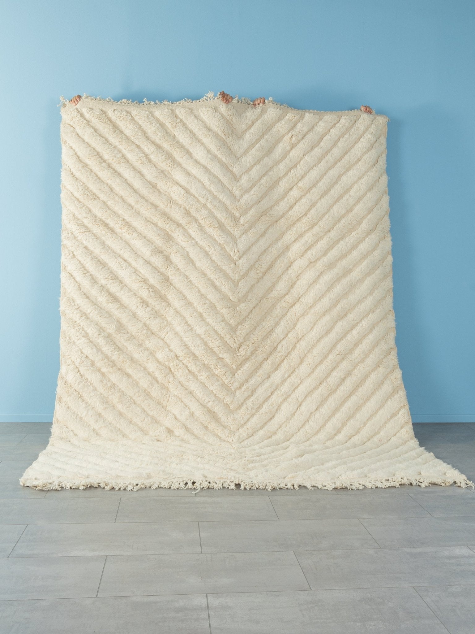 Decent Cream, Berber Teppich, 215 x 290 - Mid Century Friends - Vintage - Retro - Mid Century
