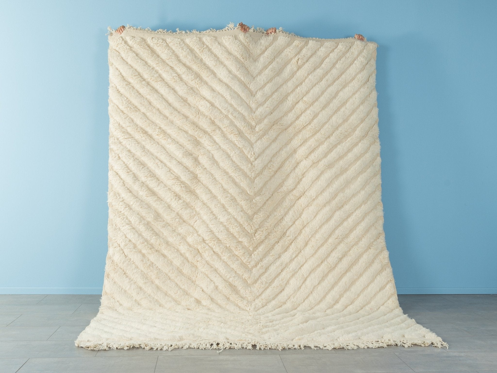 Decent Cream, Berber Teppich, 215 x 290 - Mid Century Friends - Vintage - Retro - Mid Century