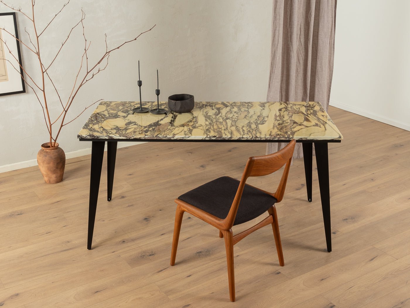Einzigartiger Marmor Schreibtisch - Mid Century Friends - Vintage - Retro - Mid Century