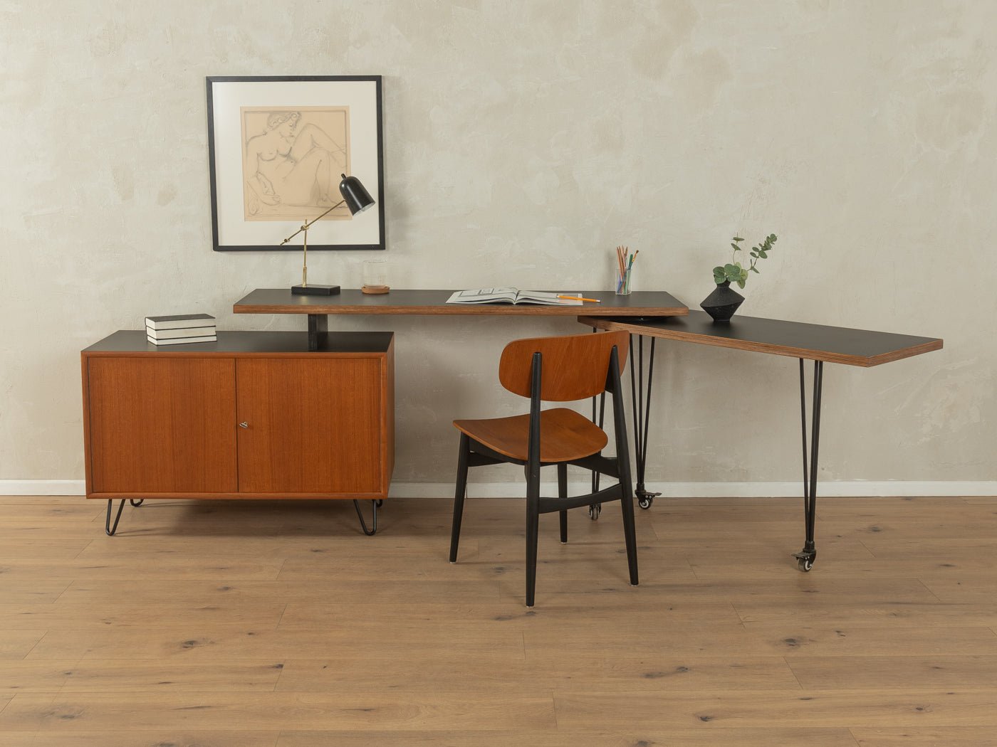 Einzigartiger Schreibtisch, WK Möbel - Mid Century Friends - Vintage - Retro - Mid Century