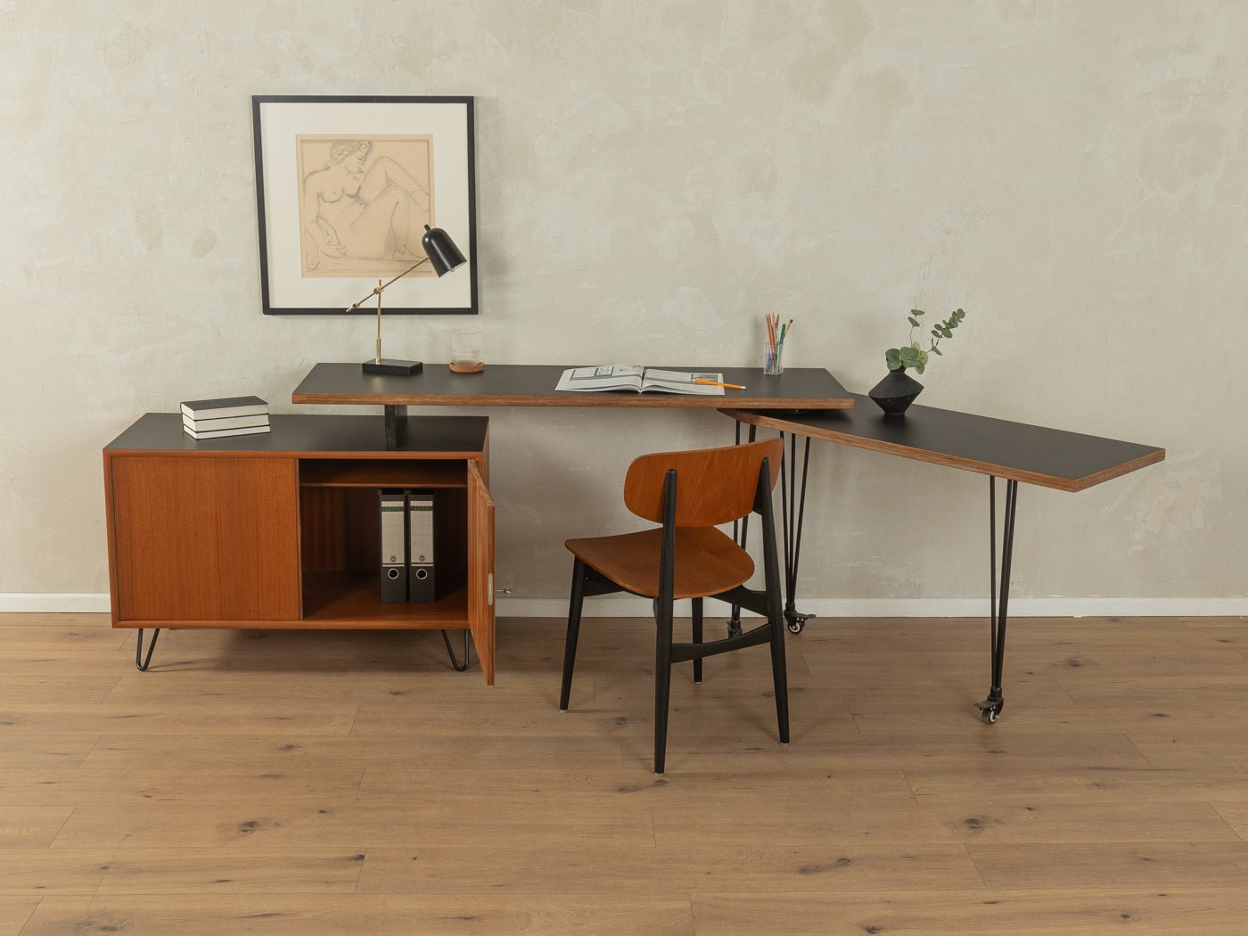 Einzigartiger Schreibtisch, WK Möbel - Mid Century Friends - Vintage - Retro - Mid Century
