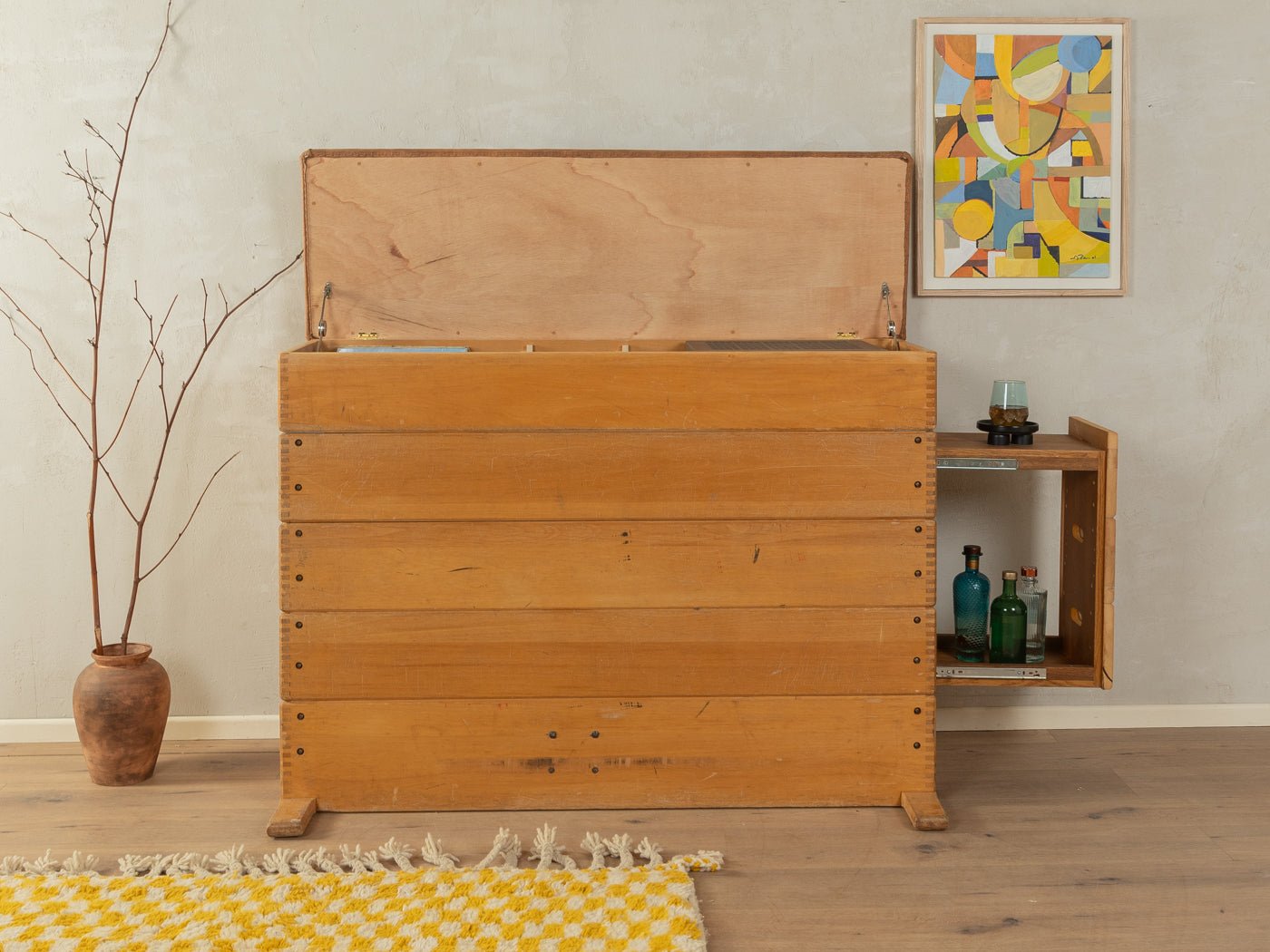 Einzigartiger Sprungkasten - Mid Century Friends - Vintage - Retro - Mid Century