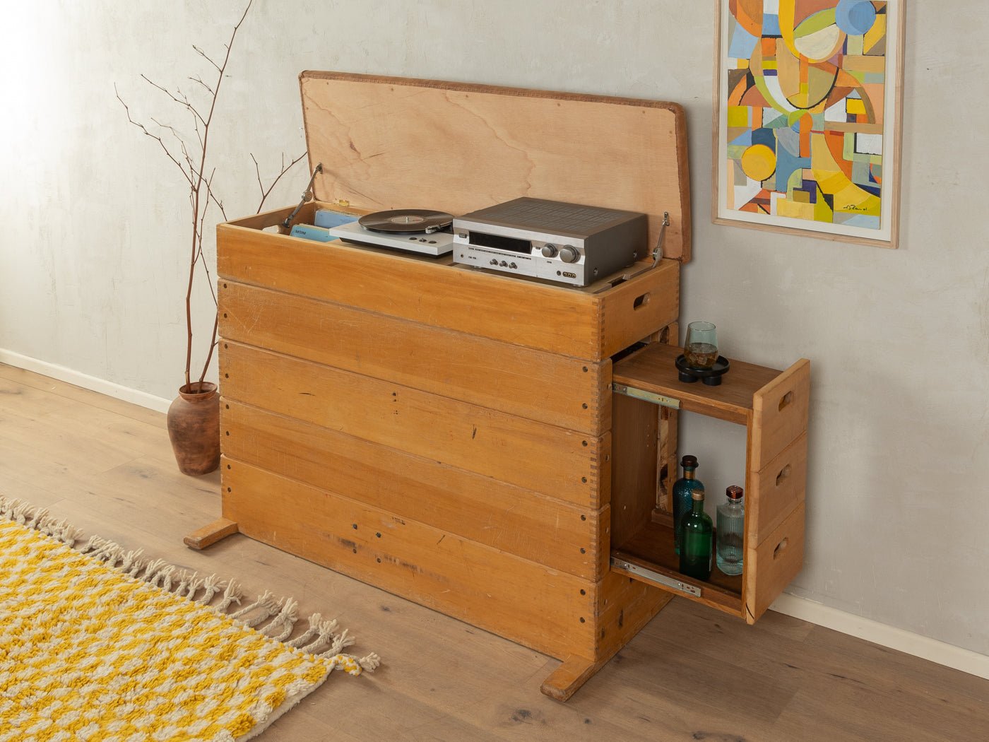Einzigartiger Sprungkasten - Mid Century Friends - Vintage - Retro - Mid Century