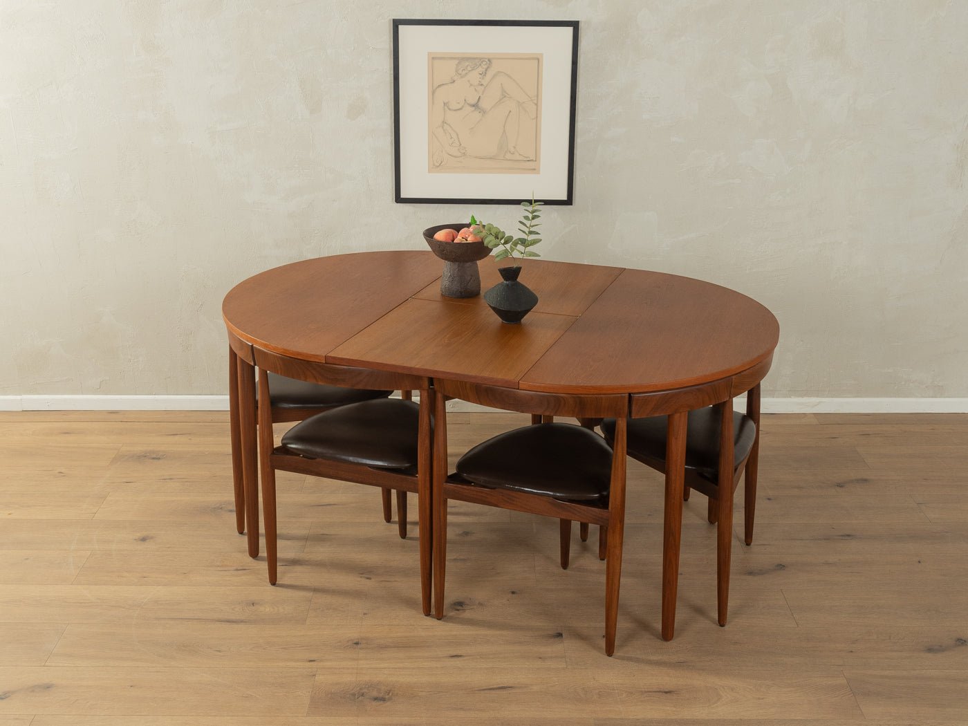 Esszimmer - Set "Roundette", Hans Olsen - Mid Century Friends - Vintage - Retro - Mid Century