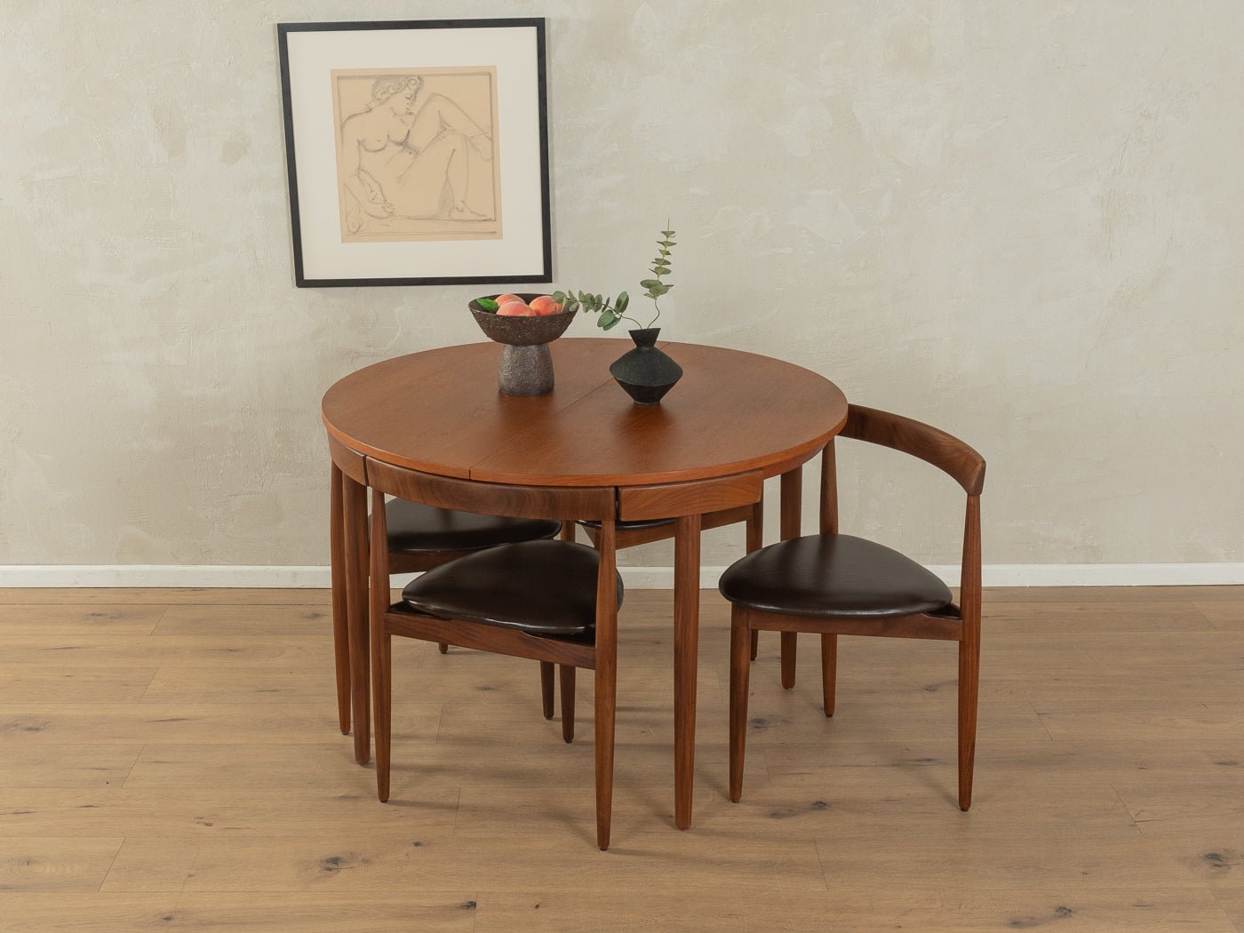 Esszimmer - Set "Roundette", Hans Olsen - Mid Century Friends - Vintage - Retro - Mid Century