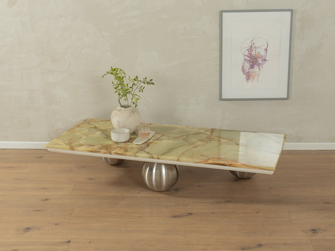 Exklusiver Onyx Couchtisch - Mid Century Friends - Vintage - Retro - Mid Century