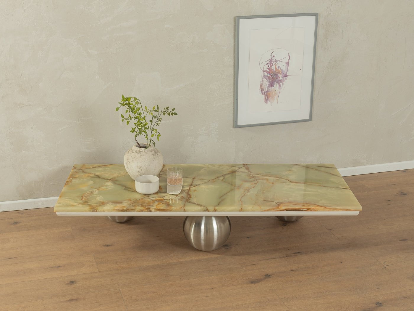 Exklusiver Onyx Couchtisch - Mid Century Friends - Vintage - Retro - Mid Century