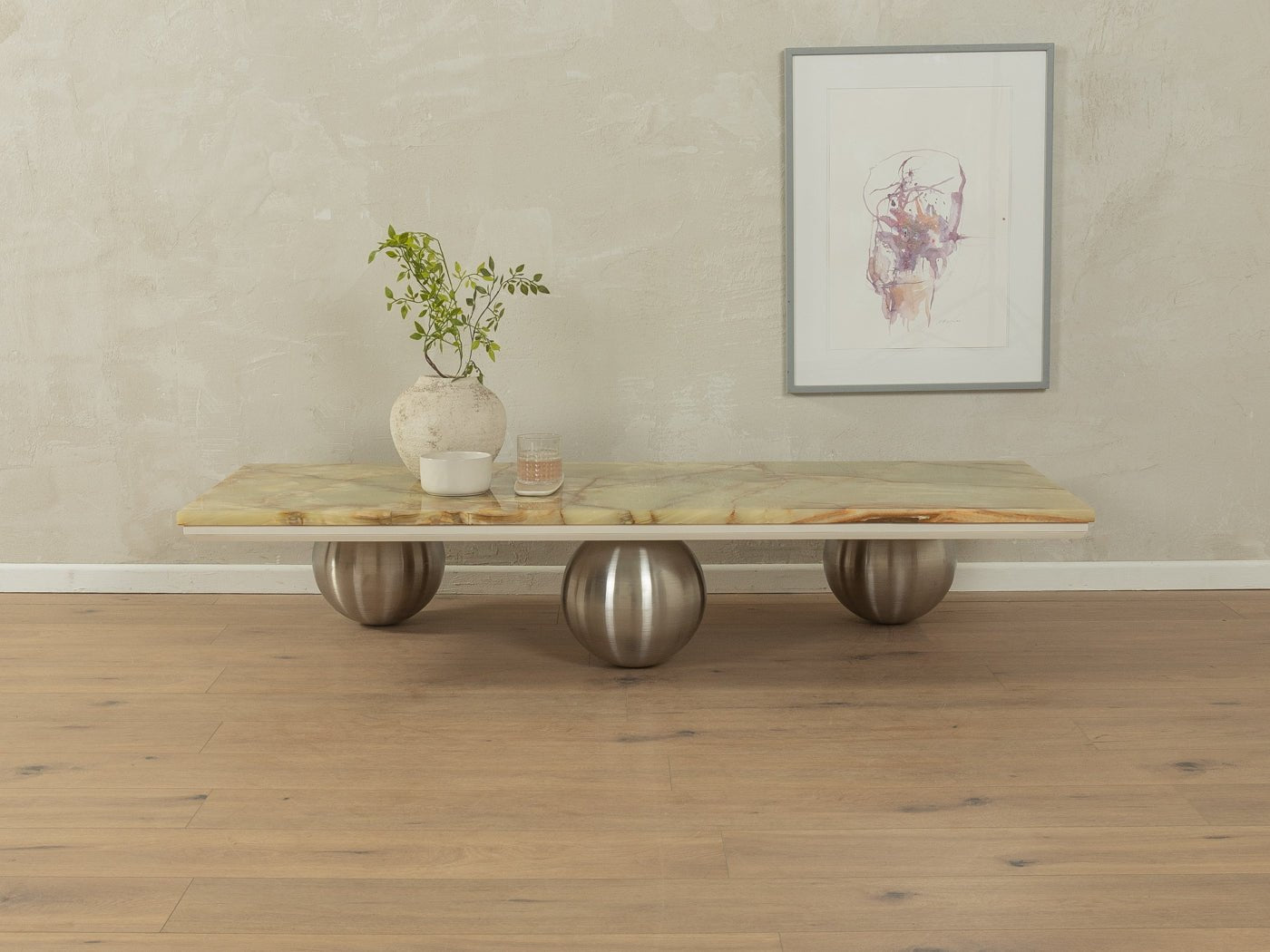 Exklusiver Onyx Couchtisch - Mid Century Friends - Vintage - Retro - Mid Century