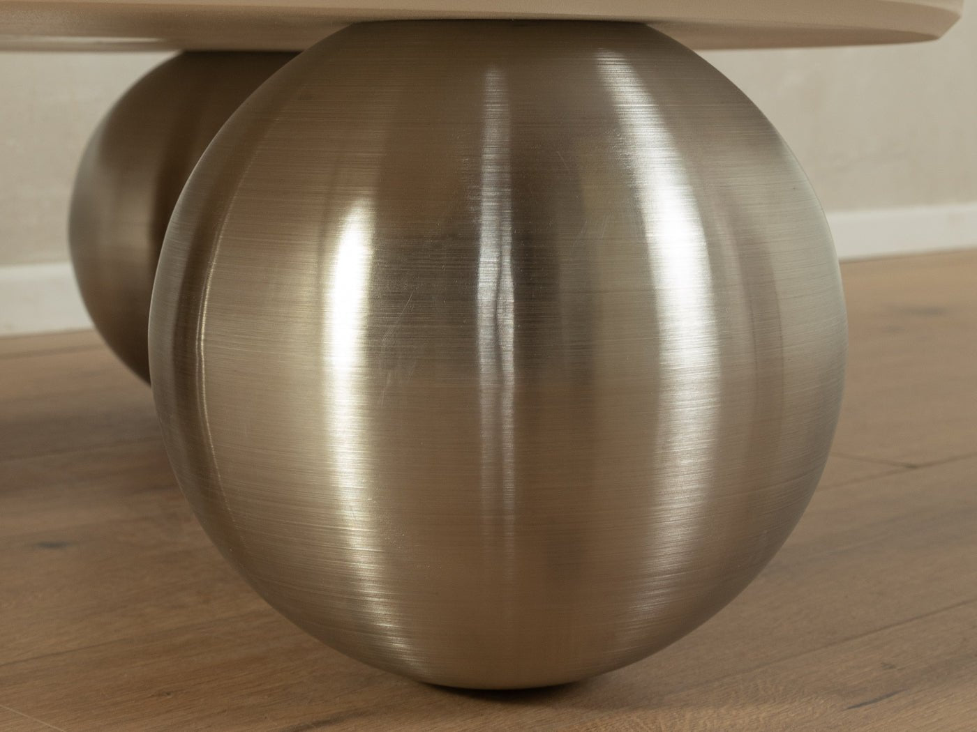Exklusiver Onyxmarmor Couchtisch, Ø 100 cm - Mid Century Friends - Vintage - Retro - Mid Century