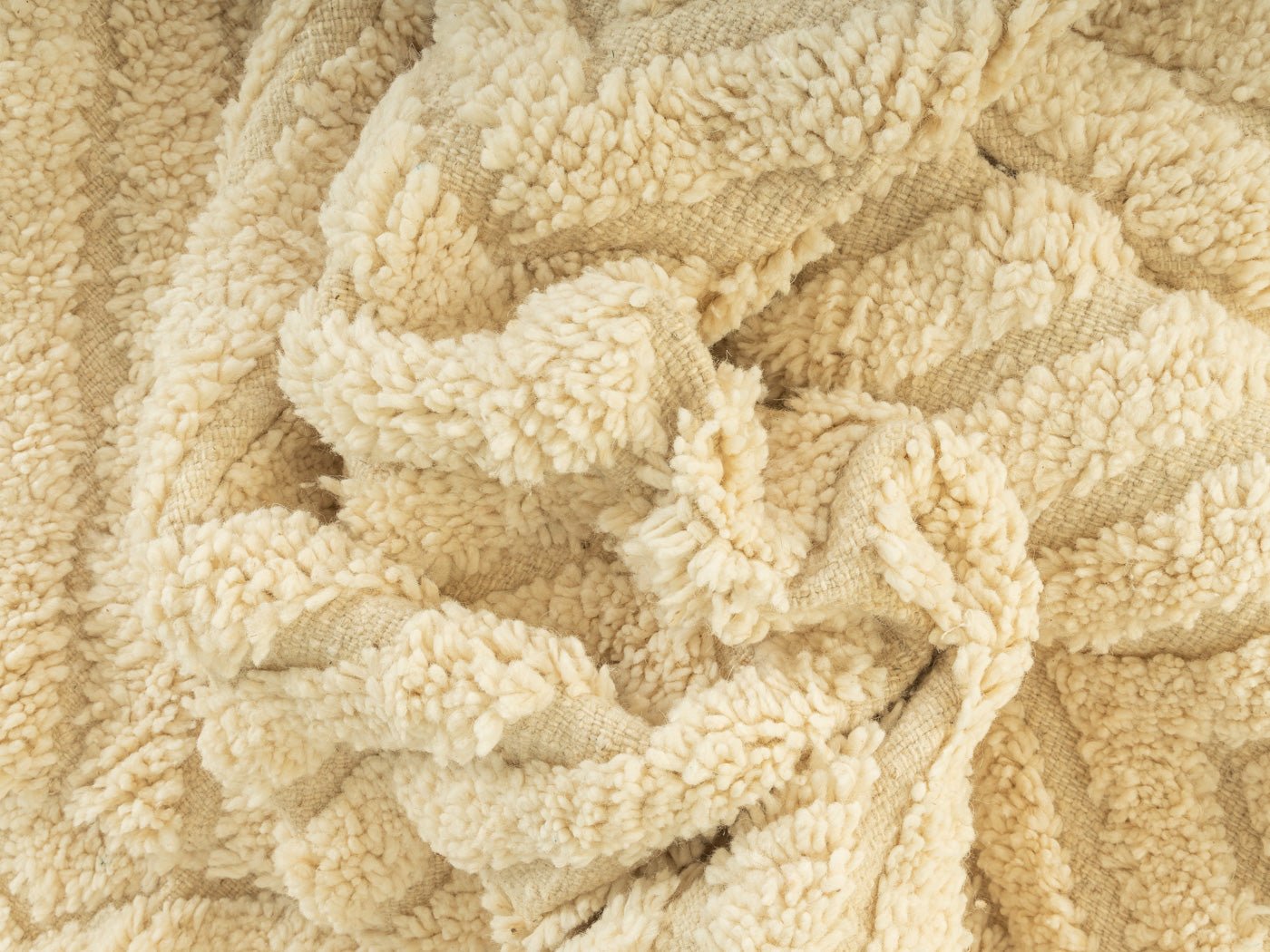 Invisible Cream, Berber Teppich, 195 x 300 - Mid Century Friends - Vintage - Retro - Mid Century