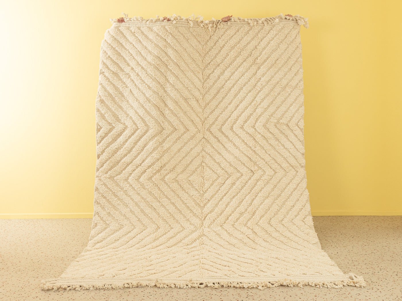 Invisible Cream, Berber Teppich, 195 x 300 - Mid Century Friends - Vintage - Retro - Mid Century