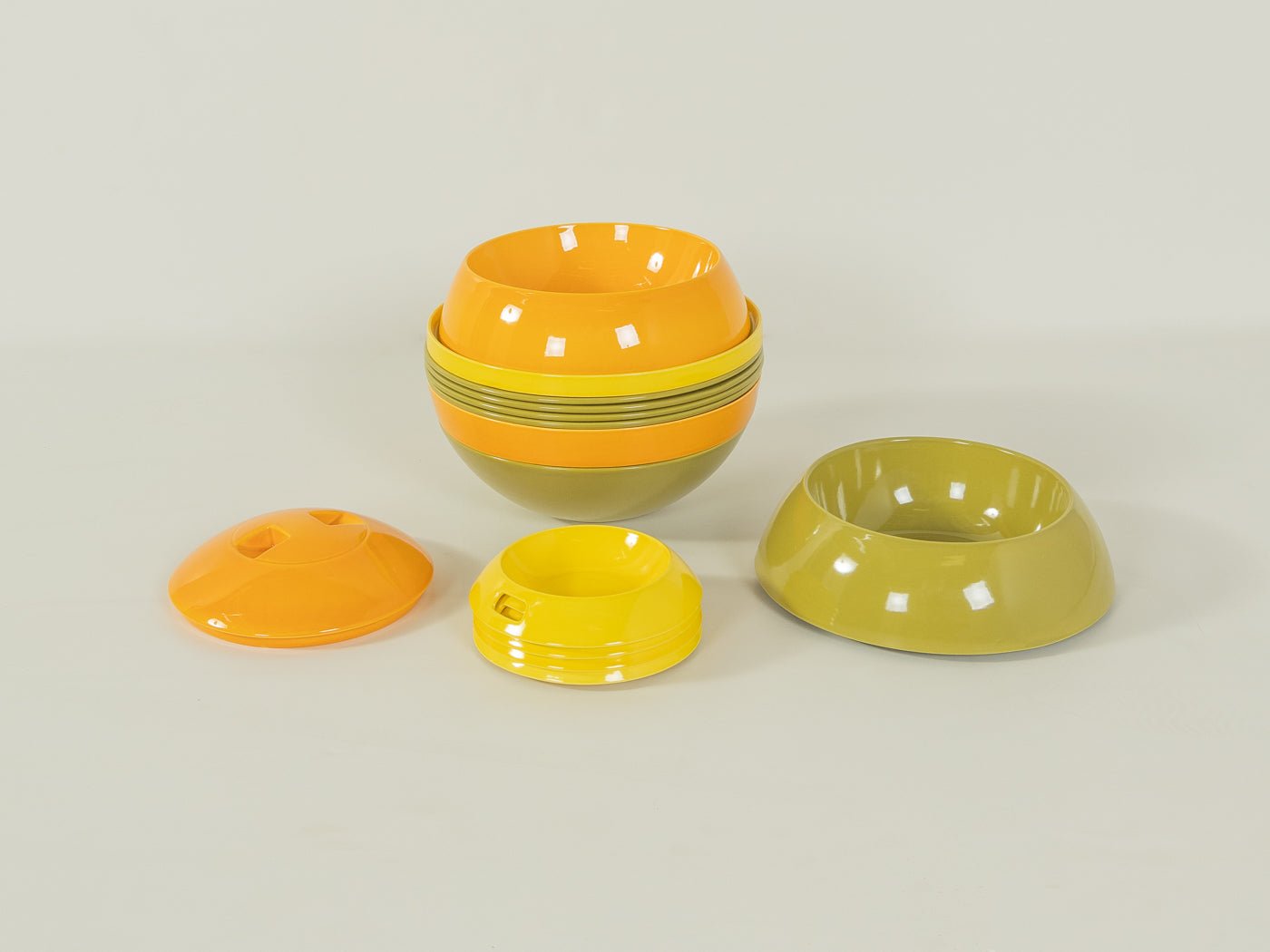 LA BOULE Space Age Modulgeschirr, Villeroy & Boch - Mid Century Friends - Vintage - Retro - Mid Century