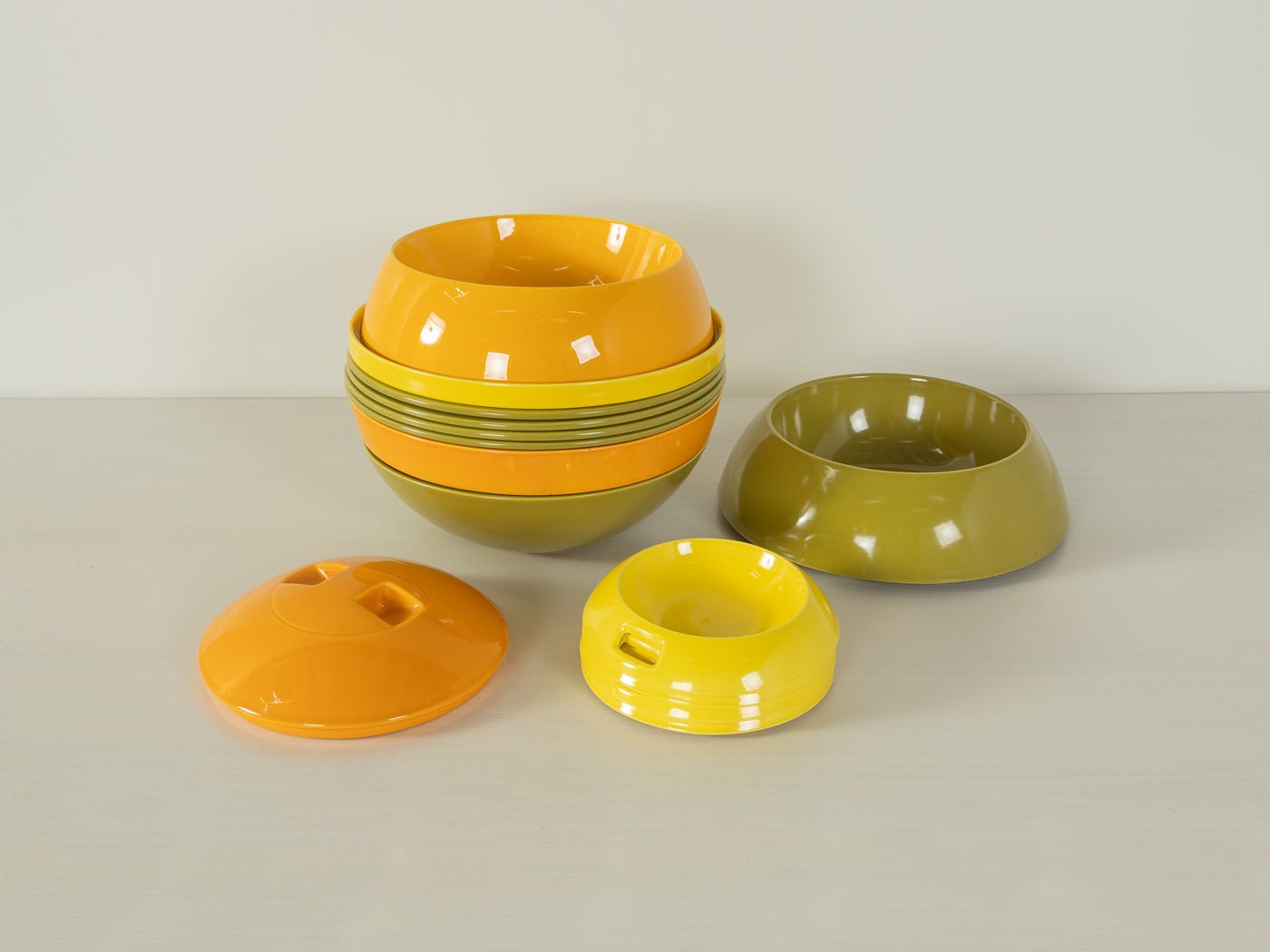 LA BOULE Space Age Modulgeschirr, Villeroy & Boch - Mid Century Friends - Vintage - Retro - Mid Century