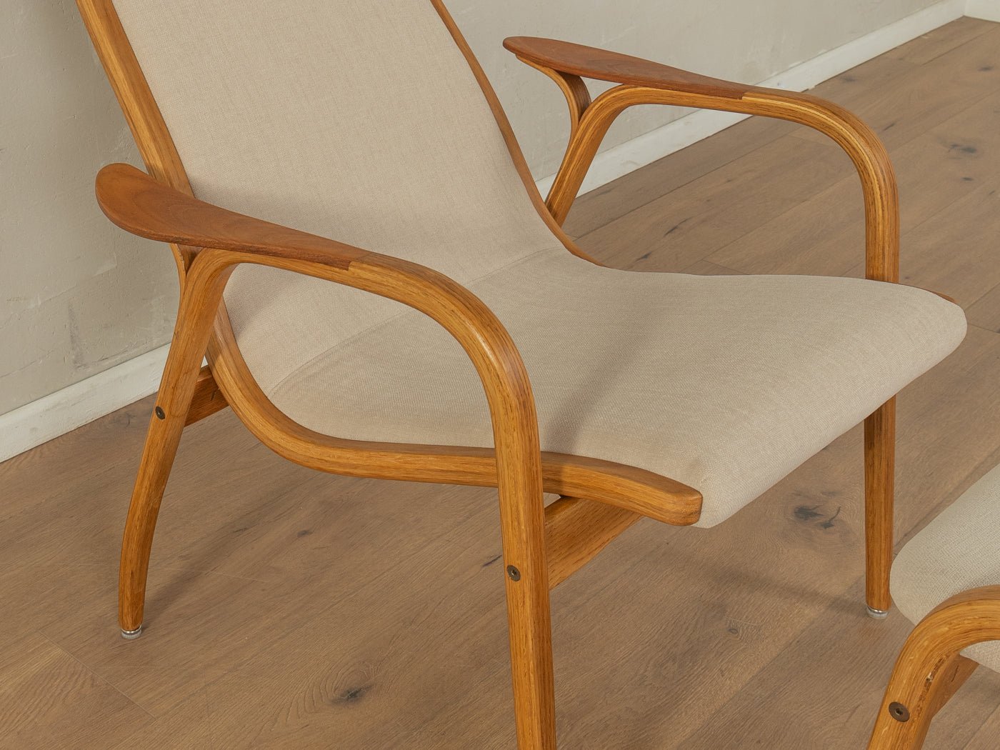 LAMINO Sessel mit Hocker, Yngve Ekström - Mid Century Friends - Vintage - Retro - Mid Century
