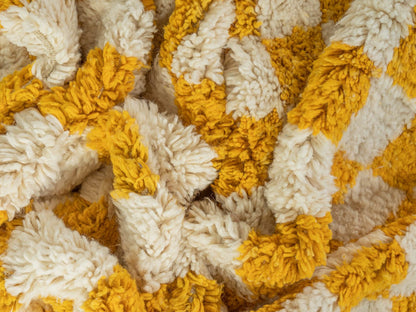 Lemon Check II, Berber Teppich, 147 x 235 - Mid Century Friends - Vintage - Retro - Mid Century