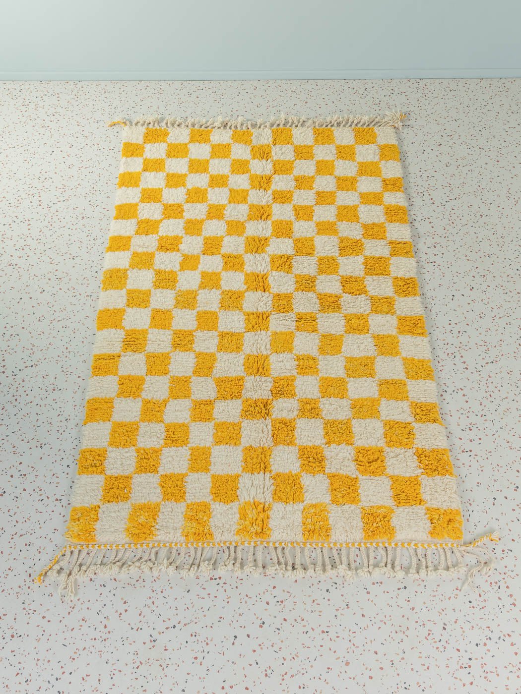 Lemon Check II, Berber Teppich, 147 x 235 - Mid Century Friends - Vintage - Retro - Mid Century