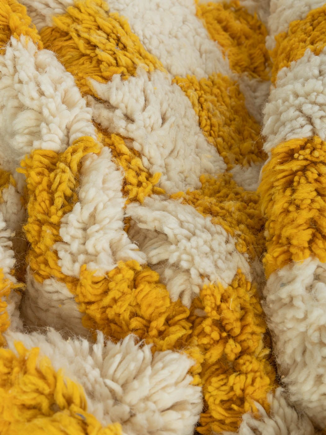 Lemon Check II, Berber Teppich, 147 x 235 - Mid Century Friends - Vintage - Retro - Mid Century