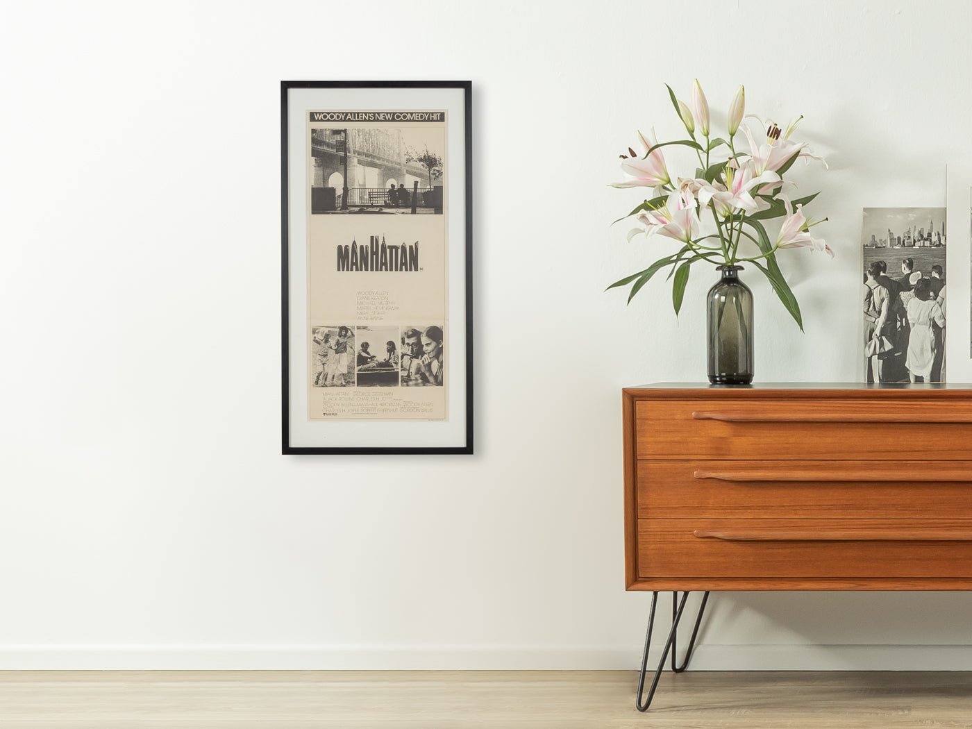 Manhattan, Woody Allen, Filmposter, 44 x 86 cm - Mid Century Friends - Vintage - Retro - Mid Century