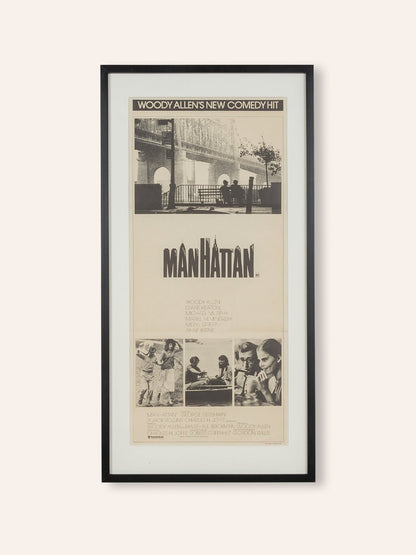 Manhattan, Woody Allen, Filmposter, 44 x 86 cm - Mid Century Friends - Vintage - Retro - Mid Century