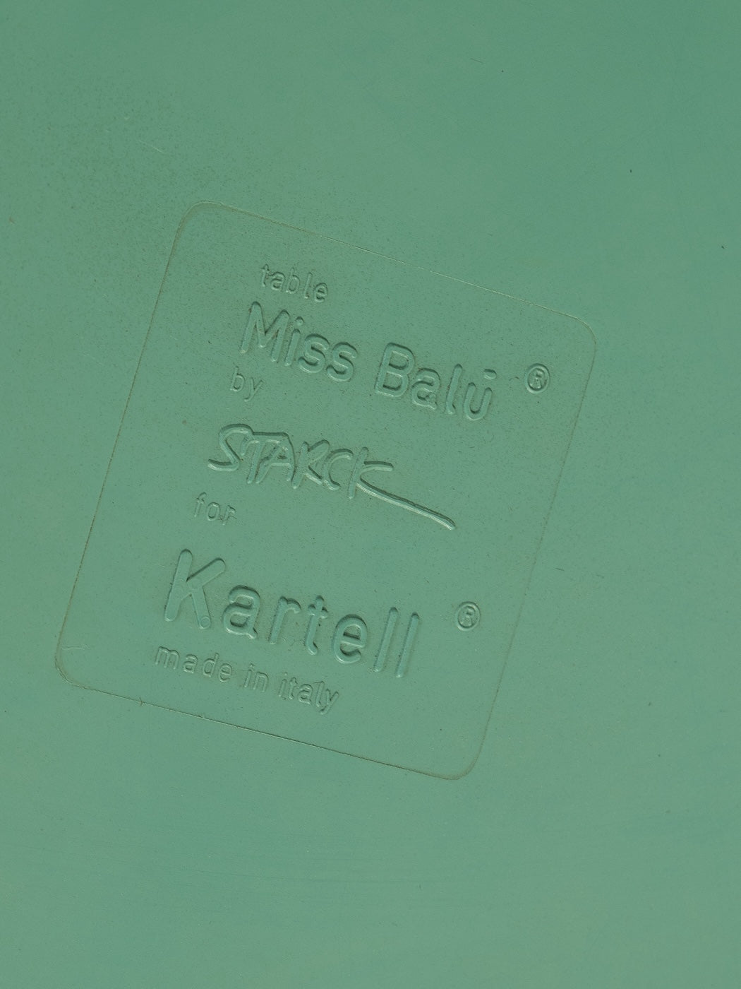 MISS BALŪ Bistrotisch, Philippe Starck für Kartell - Mid Century Friends - Vintage - Retro - Mid Century