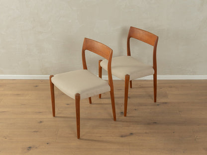 Modell 77 Esszimmerstühle, Niels O. Møller - Mid Century Friends - Vintage - Retro - Mid Century