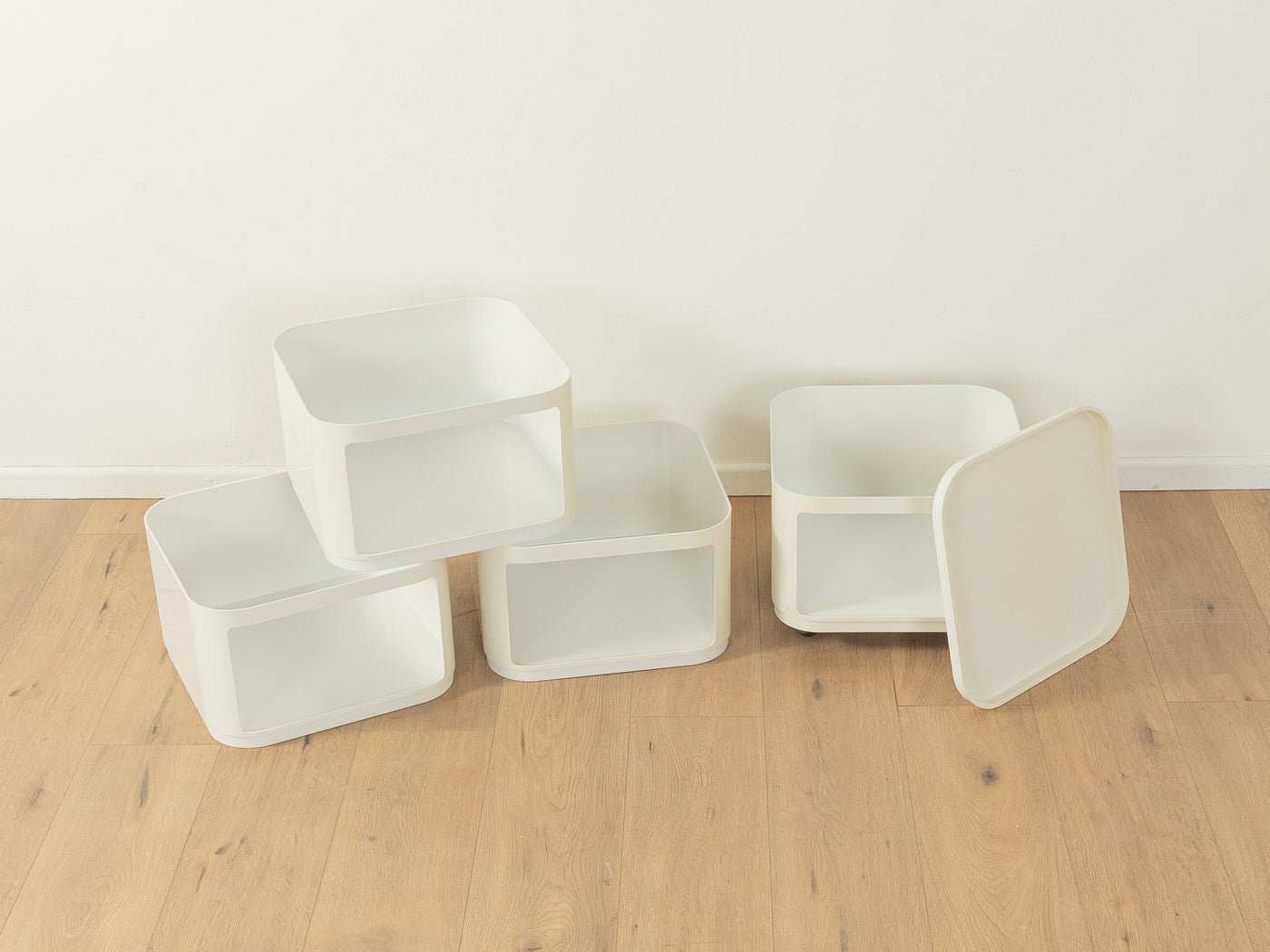 Modularer Rollcontainer, Anna Castelli für Kartell - Mid Century Friends - Vintage - Retro - Mid Century