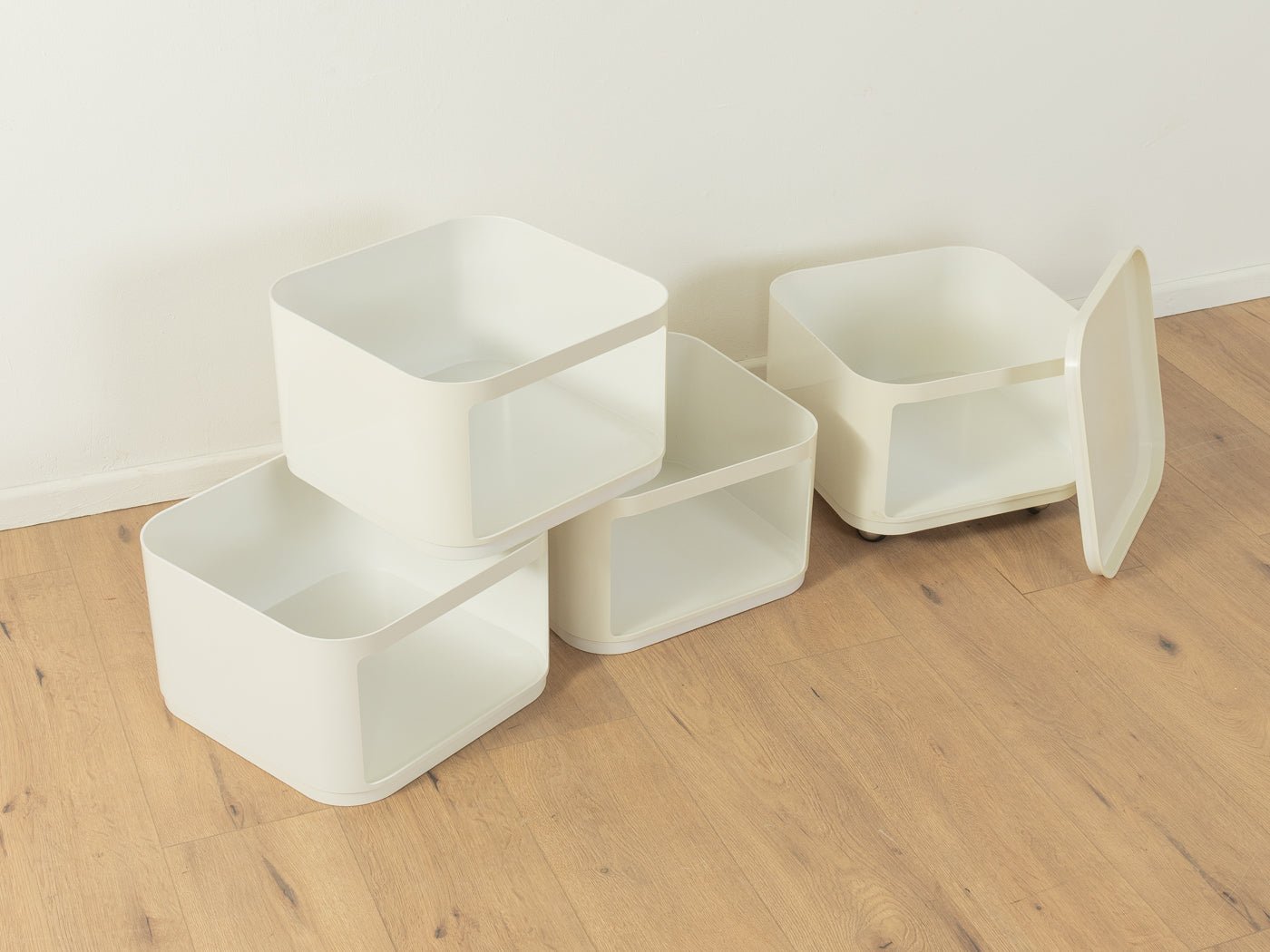 Modularer Rollcontainer, Anna Castelli für Kartell - Mid Century Friends - Vintage - Retro - Mid Century