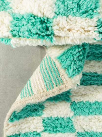 Peppermint Check, Berber Teppich, 165 x 246 - Mid Century Friends - Vintage - Retro - Mid Century