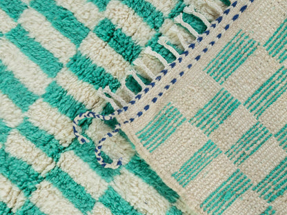 Peppermint Check, Berber Teppich, 165 x 246 - Mid Century Friends - Vintage - Retro - Mid Century