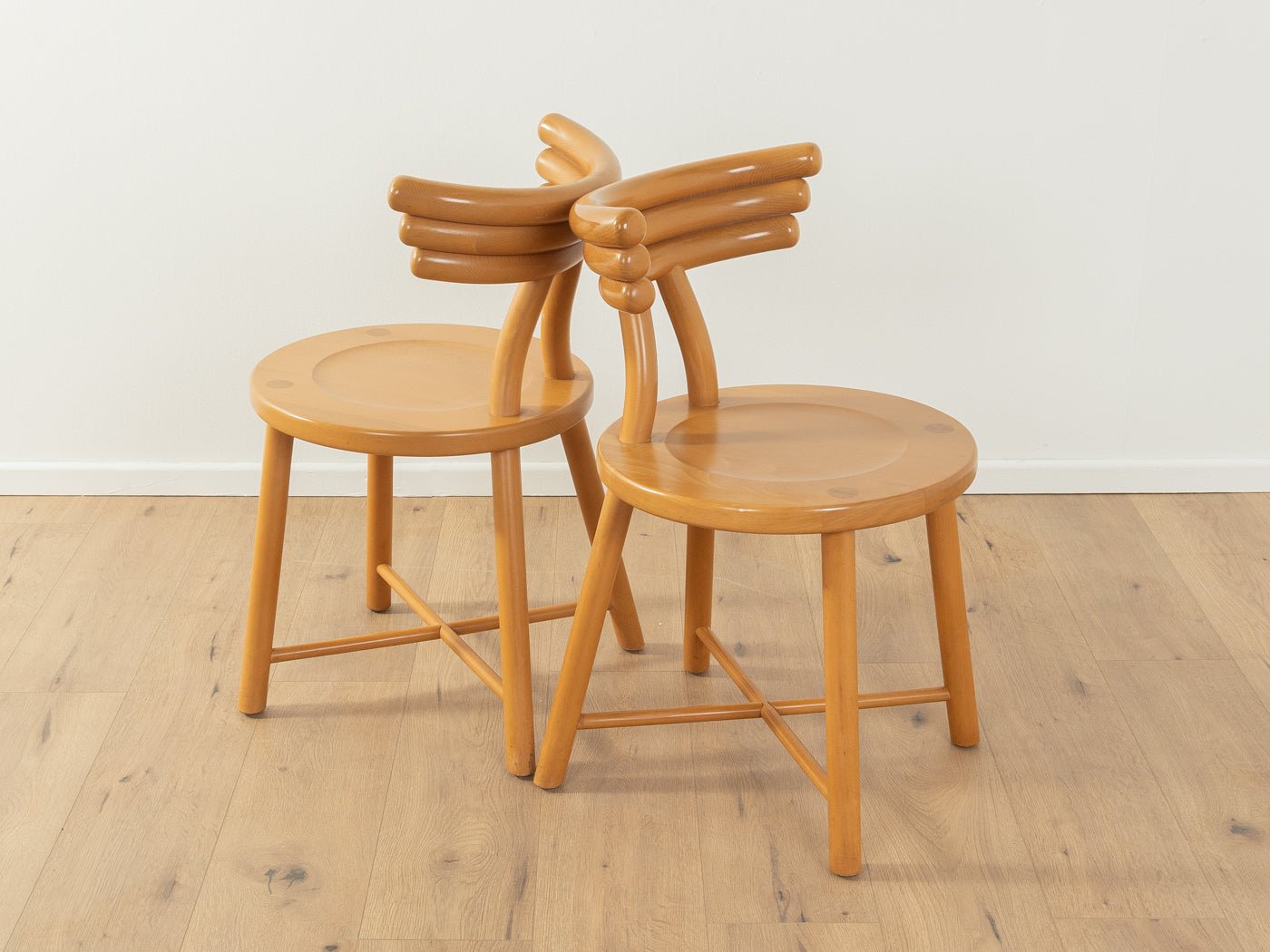 Postmoderne Esszimmerstühle, Eka Wohnmöbel - Mid Century Friends - Vintage - Retro - Mid Century