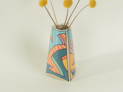 Postmoderne Rosenthal Blumenvase, Dorothy Hafner - Mid Century Friends - Vintage - Retro - Mid Century