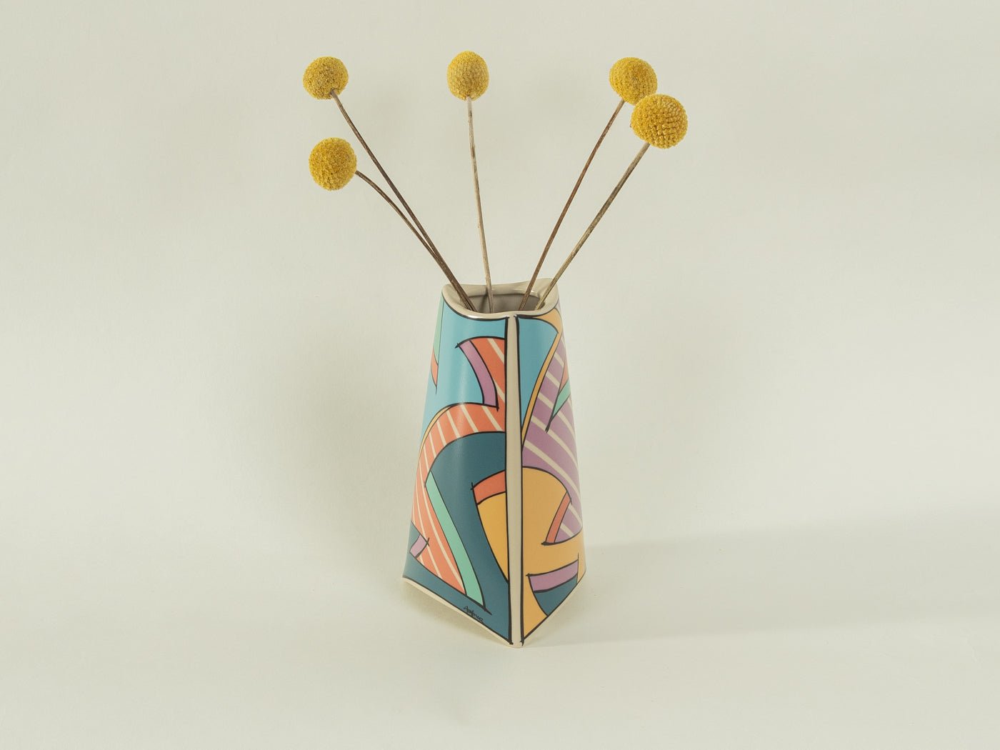 Postmoderne Rosenthal Blumenvase, Dorothy Hafner - Mid Century Friends - Vintage - Retro - Mid Century