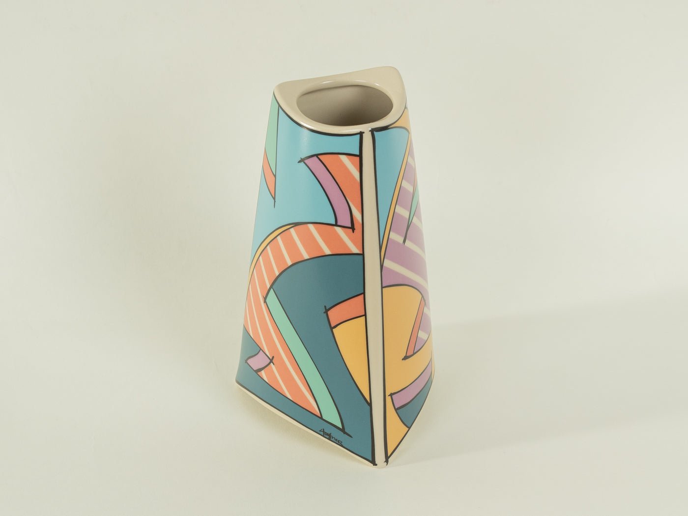 Postmoderne Rosenthal Blumenvase, Dorothy Hafner - Mid Century Friends - Vintage - Retro - Mid Century