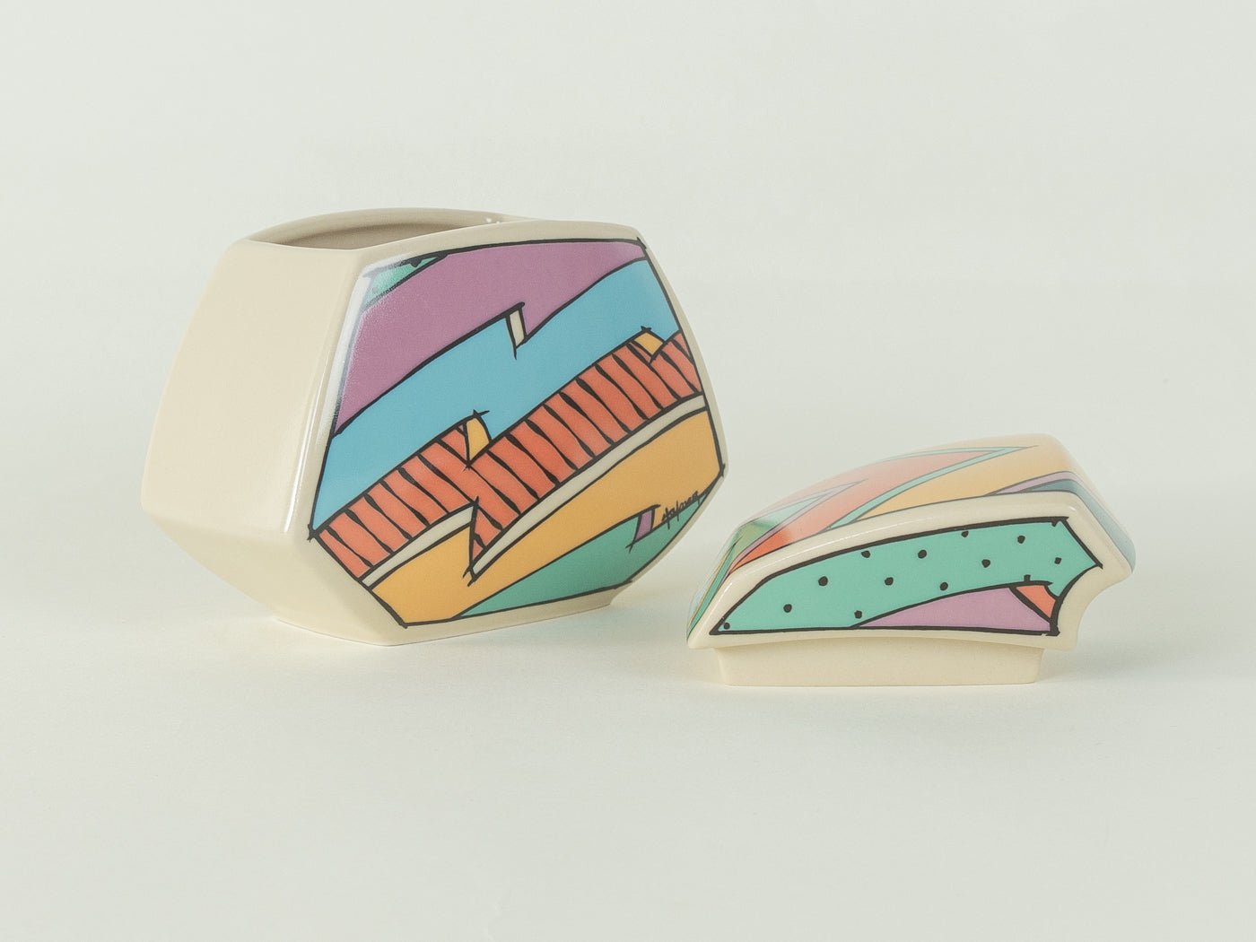 Postmodernes Rosenthal Teeservice, Dorothy Hafner - Mid Century Friends - Vintage - Retro - Mid Century