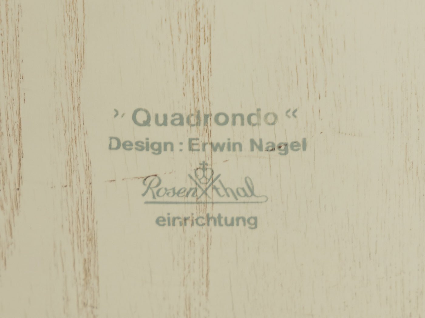 Quadrondo Esstisch, Erwin Nagel für Rosenthal - Mid Century Friends - Vintage - Retro - Mid Century