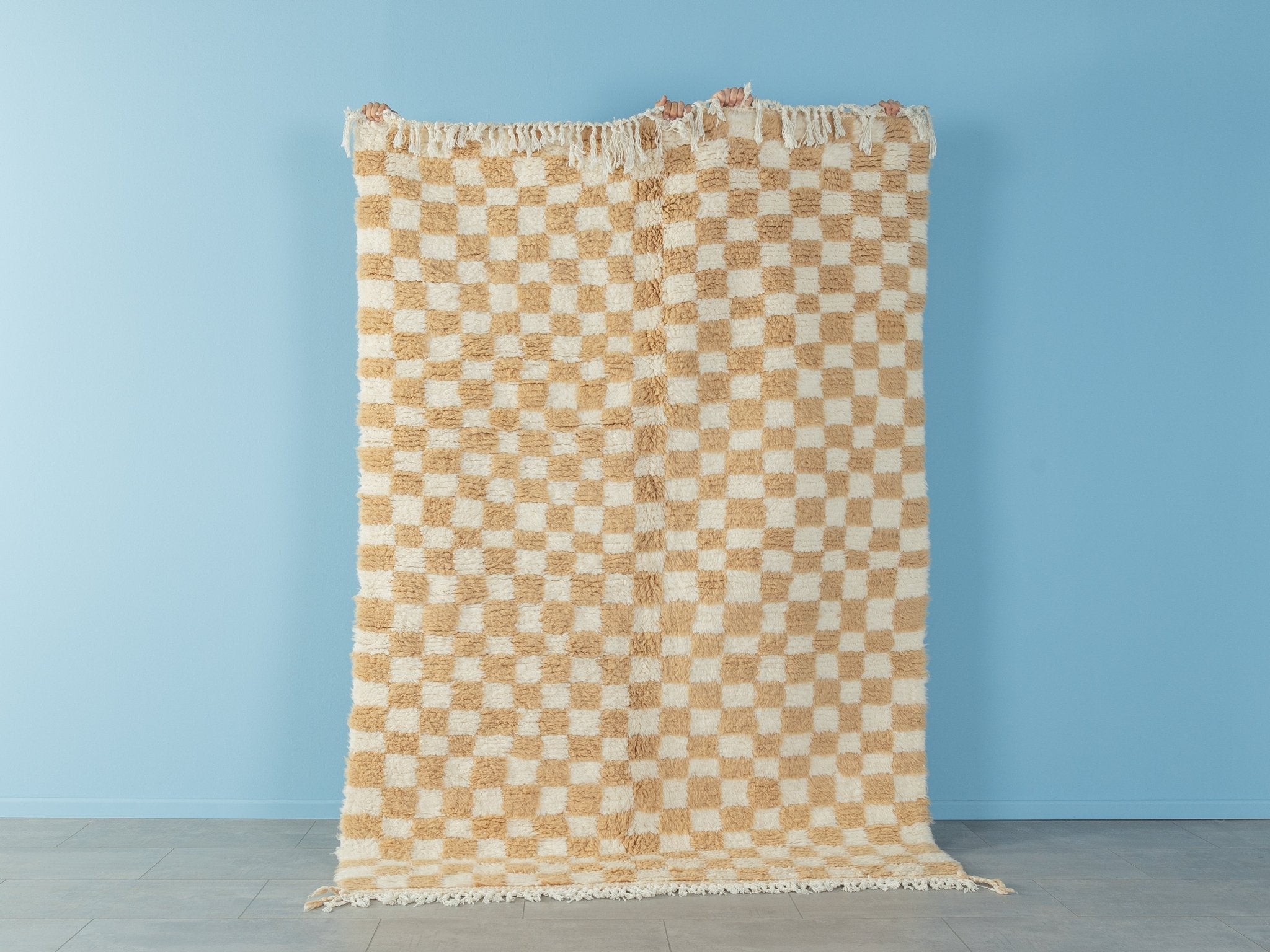 Sand Check, Berber Teppich, 160 x 230 - Mid Century Friends - Vintage - Retro - Mid Century