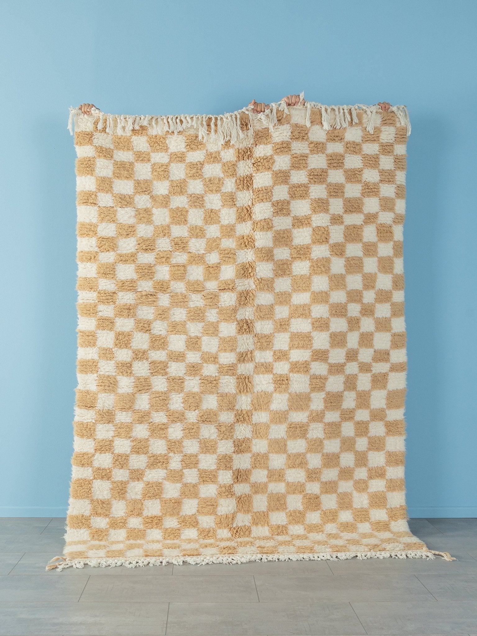 Sand Check, Berber Teppich, 160 x 230 - Mid Century Friends - Vintage - Retro - Mid Century