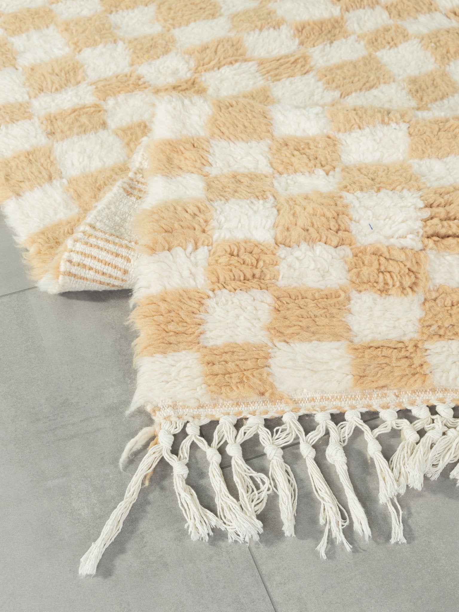 Sand Check, Berber Teppich, 160 x 230 - Mid Century Friends - Vintage - Retro - Mid Century