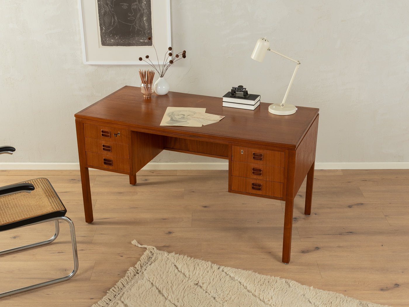 Schreibtisch, Tibergaard - Mid Century Friends - Vintage - Retro - Mid Century