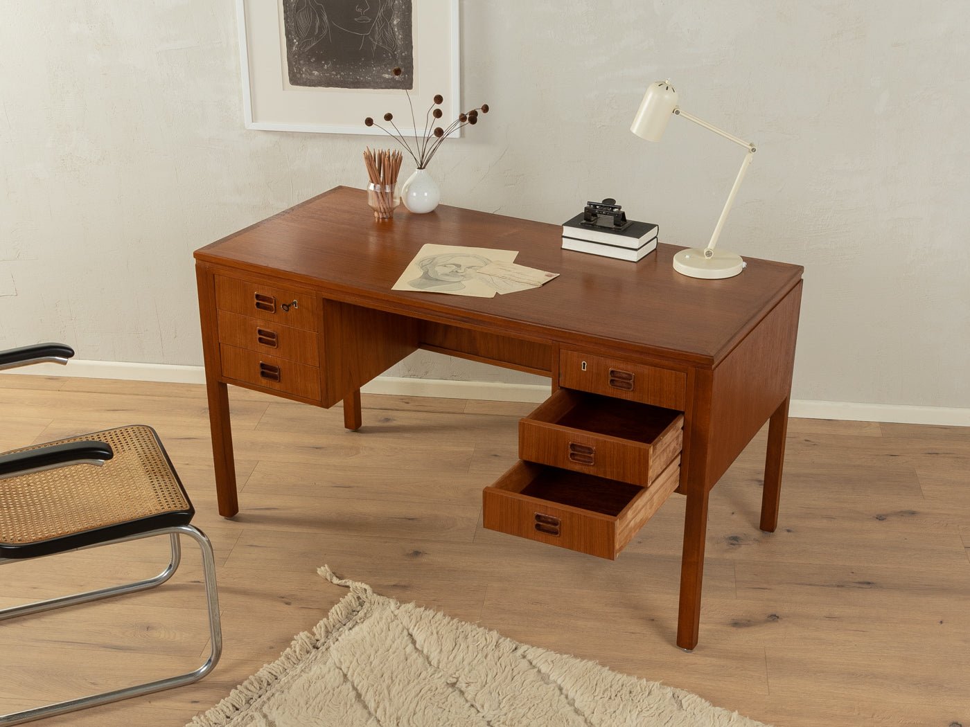 Schreibtisch, Tibergaard - Mid Century Friends - Vintage - Retro - Mid Century