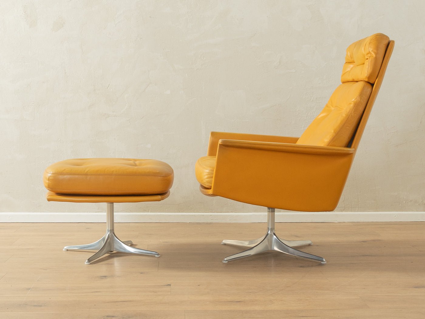SEDIA Sessel mit Fußhocker, Horst Brüning für Cor - Mid Century Friends - Vintage - Retro - Mid Century