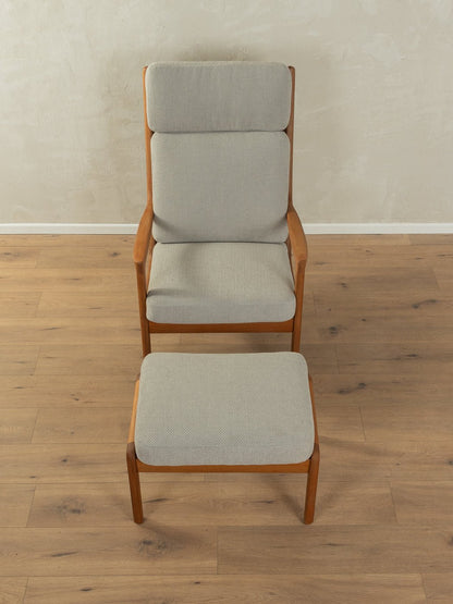 SENATOR Sessel mit Hocker, Ole Wanscher - Mid Century Friends - Vintage - Retro - Mid Century