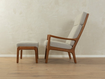 SENATOR Sessel mit Hocker, Ole Wanscher - Mid Century Friends - Vintage - Retro - Mid Century