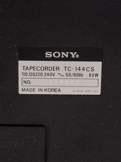 SONY TC - 144 CS Kassettenrecorder, 1970er Jahre - Mid Century Friends - Vintage - Retro - Mid Century